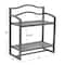 Household Essentials 2-Tier Metal Wall Mount Bathroom Shelf